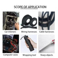 15 Meter Heat-resistant Flame Retardant Tape Coroplast Adhesive Cloth Tape For Car Cable Harness Wiring Loom Protection