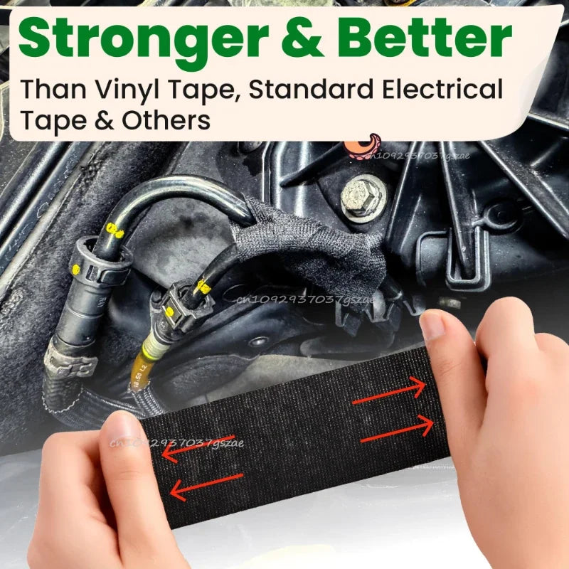 Electrical Insulating Tape Fabric Adhesive Tape Automotive Cloth Tape Sound Absorbing Tapes Heat Waterproof Resistance