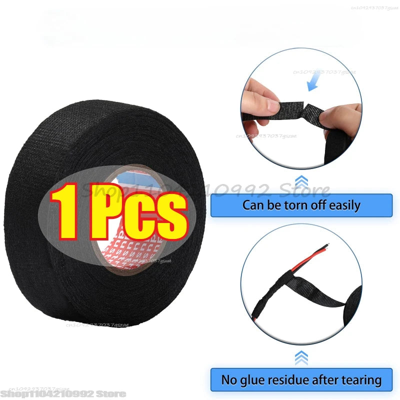 Electrical Insulating Tape Fabric Adhesive Tape Automotive Cloth Tape Sound Absorbing Tapes Heat Waterproof Resistance