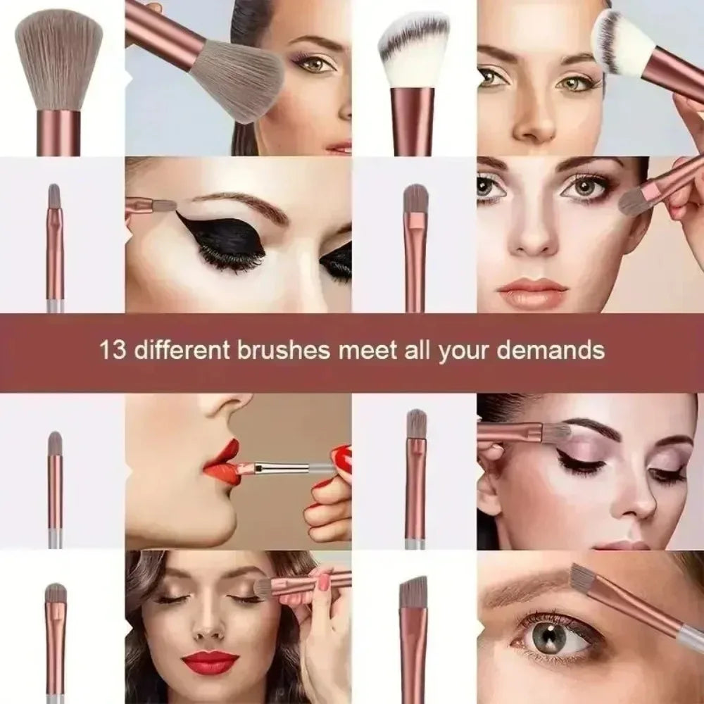 Makeup brush set, soft and fluffy, professional cosmetics foundation brush, multi-style blending makeup brush, beauty tools